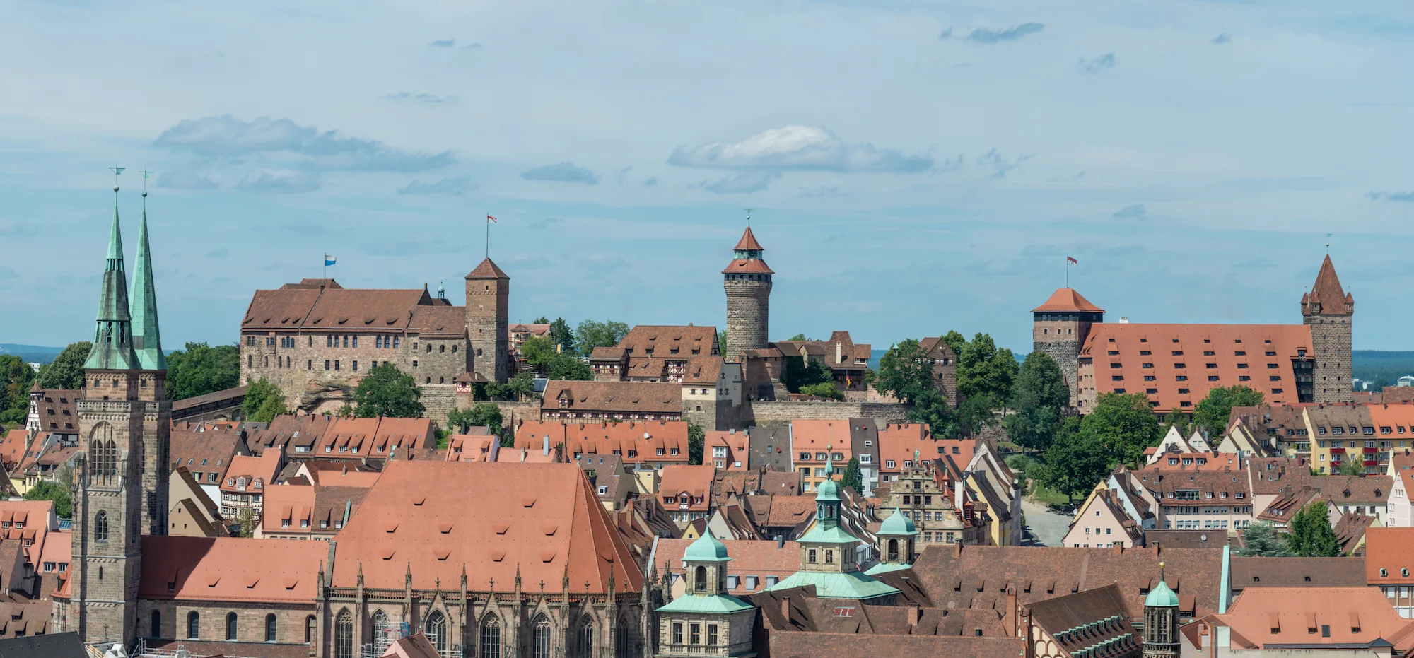 Nürnberg Altstadt mit Kaiserburg